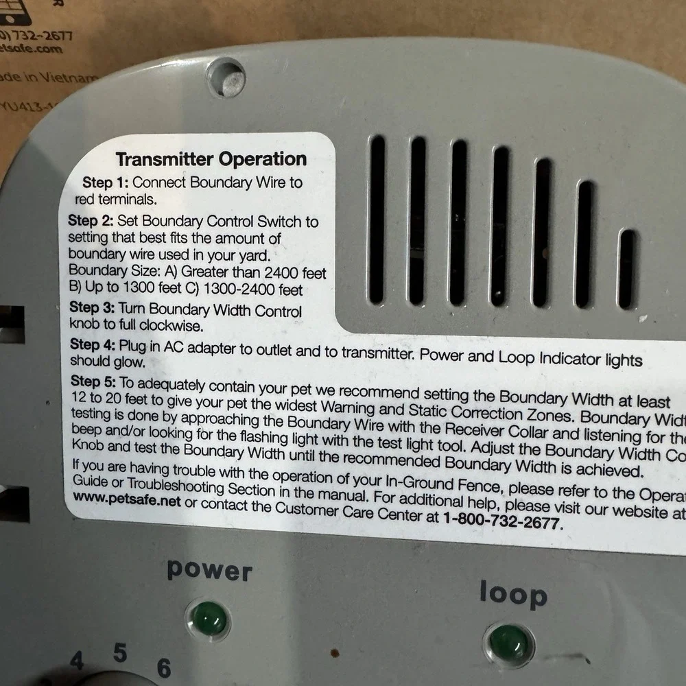 PetSafe In-Ground Dog Fence System Parts Lot - Transmitter, Wire No Collar